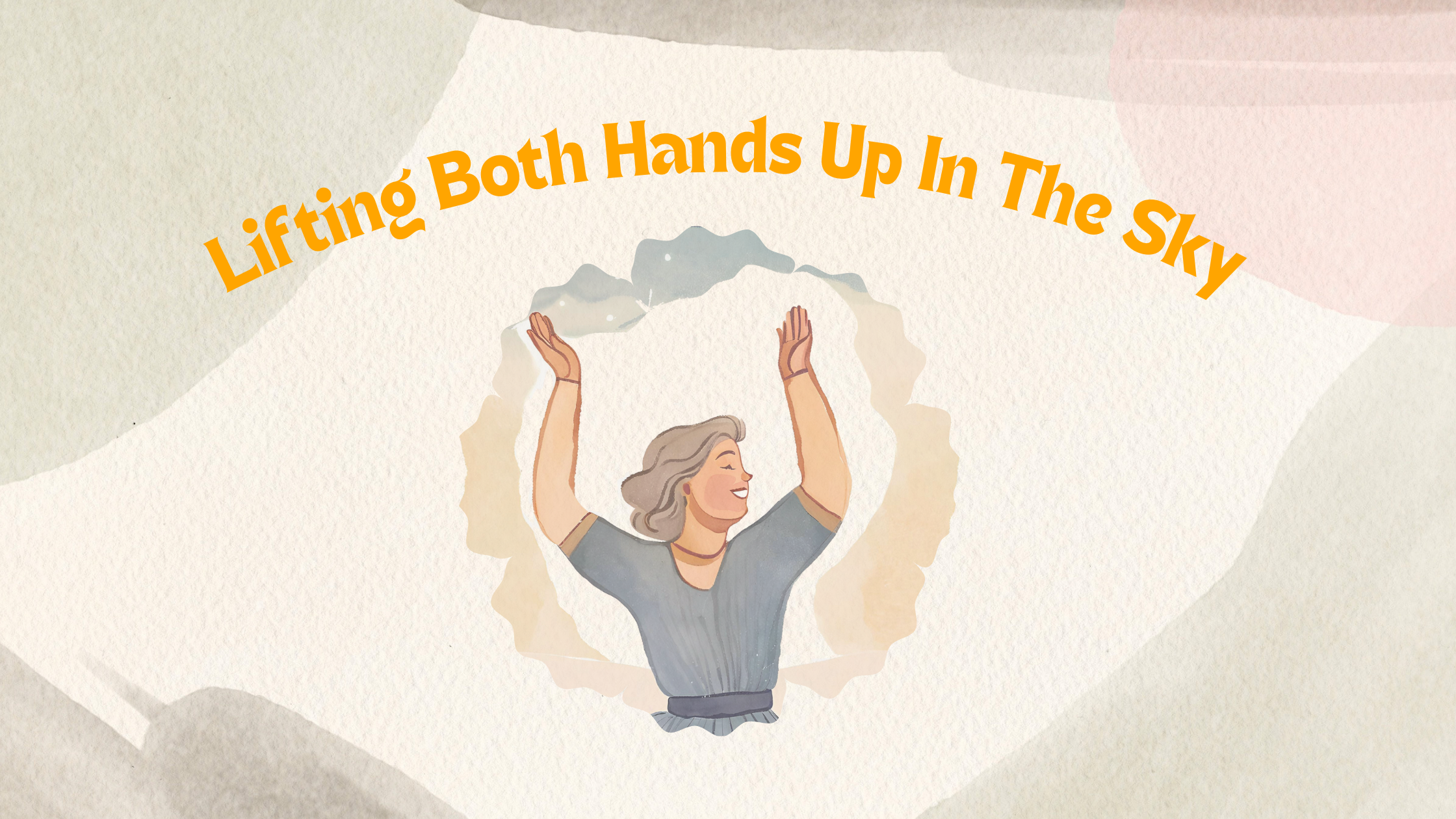 Lifting Both Hands Up In The Sky