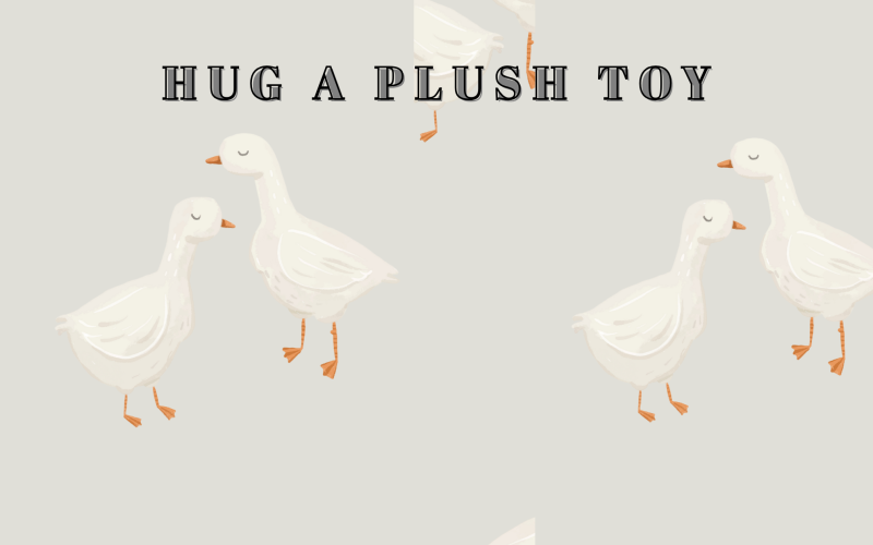 Hug A Plush Toy